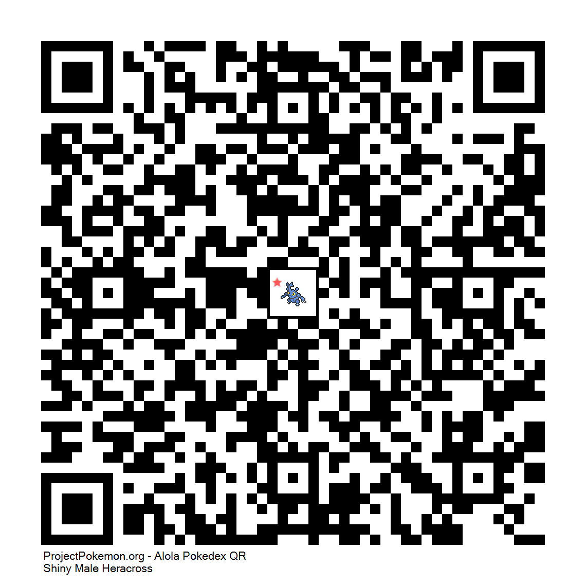 Cdigo QR de Heracross variocolor